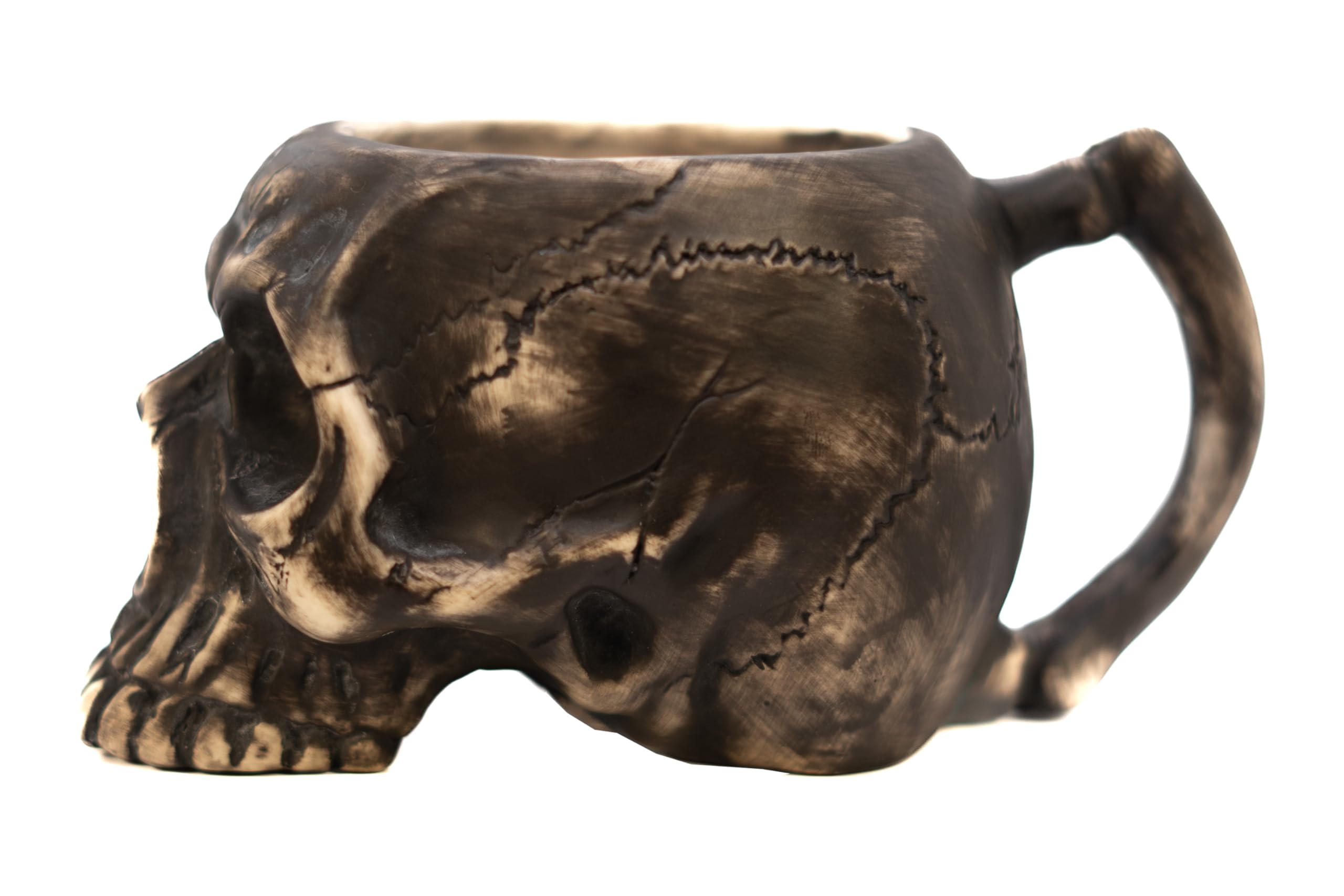 Amazon.com: Burn The Ships Ceramic Skull Shave Bowl | Handmade